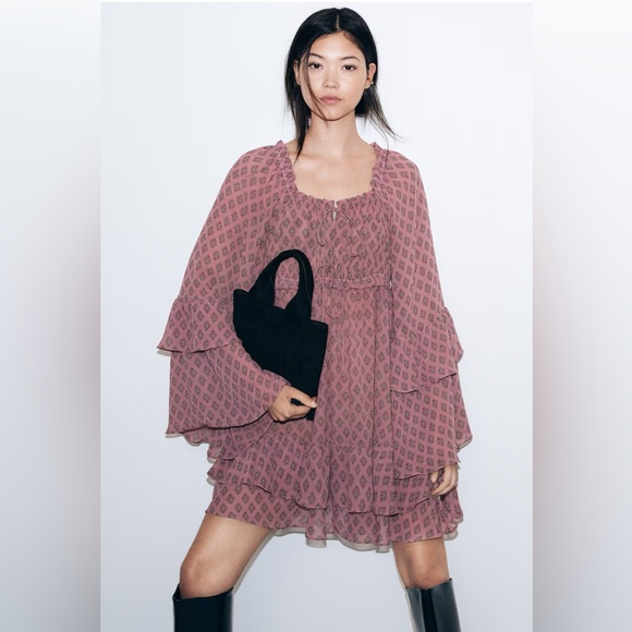 H&M Patterned Mini Dress - Picture 2 of 5